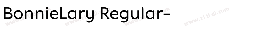 BonnieLary Regular字体转换 BonnieLary Regular字体转换